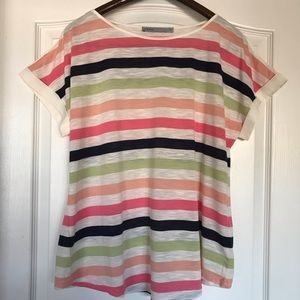 Colorful striped top